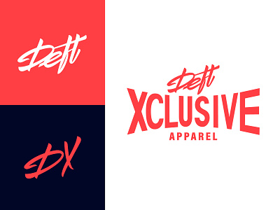 Logo prints for apparel brand apparel branding calligraphy clothing design fashion hand lettering handlettering identity label lettering logo logotype mark script streetwear type typography