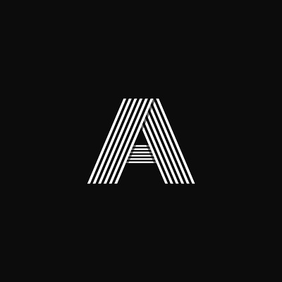 A Letter branding creative design digital idendity illustrator logo logodesign logotype minimal