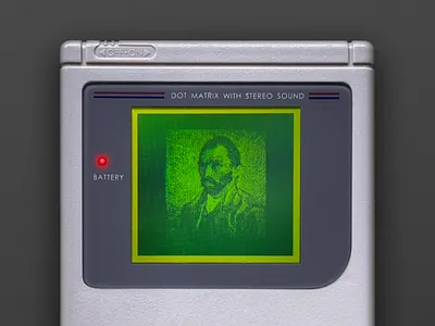 8-Bit Masterpiece NFT art gameboy pixels van gogh
