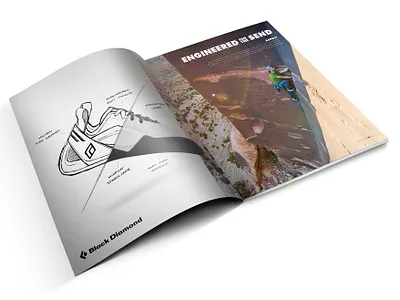 Black Diamond Print Ad advertising design art direction campaign design illustration print design