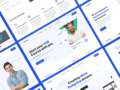 Kithub Landings Theme clean color consistency design dribbble landingpage themes ui user experience user interface ux webdesign website