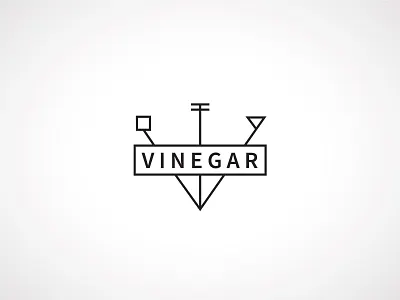 Vinegar Logo alabama birmingham branding creative design freelance graphic logo ryan meyer work