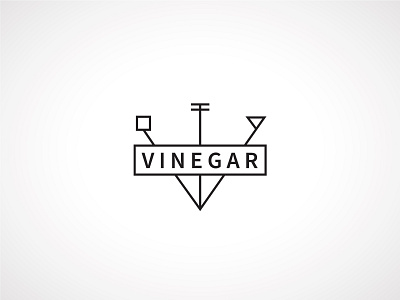 Vinegar Logo alabama birmingham branding creative design freelance graphic logo ryan meyer work