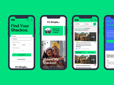 Shackoo - Coming Soon brand color creative design form icon mobile property responsive search shackoo type ui ux web