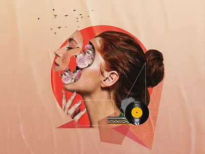 Dɘpression | Collage Art art artwork collage collage art color creative design design manipulation