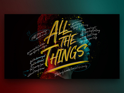 All The Things church design sermon sermon art sermon series typography