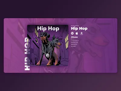 Stream Beats beats hero hero section interface music streaming app ui webdesign