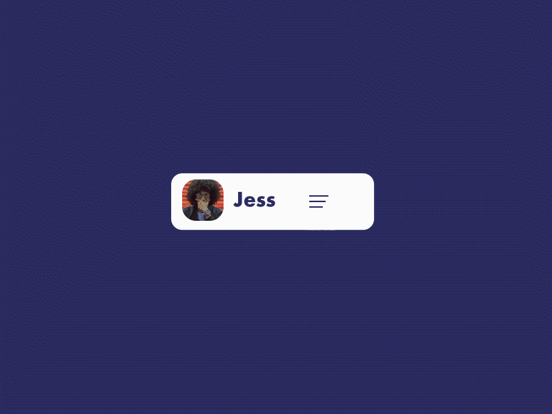 Drop Down Menu card design menubar popup ui