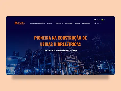 Copel - Hero header (Estudo) estudo heroheader ui web