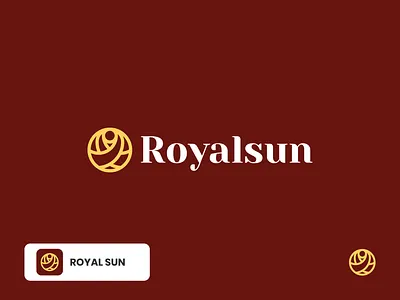 Royal Sun Logo app icon ball branding classic culture elegant food holding hands icon design line art line logo design luxury mooncake pattern seamless sweets symbol design trust vintage
