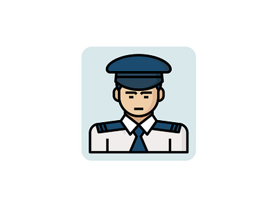 Police officer 👮‍♂️👇 art avatar design graphic illustration inspector man officer pilot police police officer policeman profession security