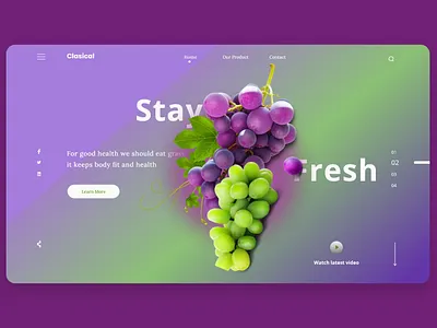 fruits landing page clean delivery service delivery status design fruits fruits and vegetables online homepage landingpage page service ui uiux web webdesign webdesigns