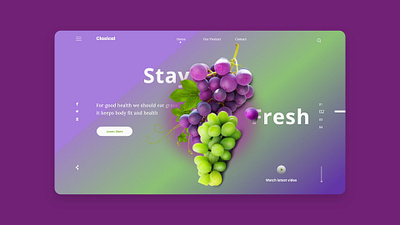 fruits landing page clean delivery service delivery status design fruits fruits and vegetables online homepage landingpage page service ui uiux web webdesign webdesigns