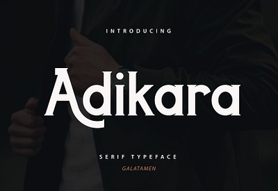 Adikara - Serif Font creative fabrica creative market design font font awesome font design illustration logo serif ui ux