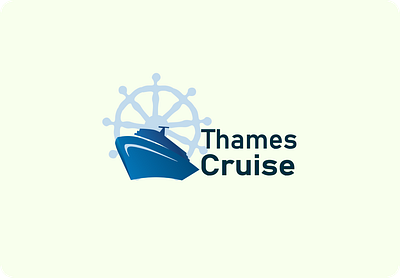 Cruise LOGO cruise design flat design illustration logo scratch ship
