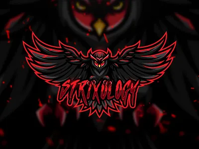STRIXOLOGY PREVIEW bird bird logo esport gaming illustration illustrator logo logo design mascot logo owl stream twitch logo vector