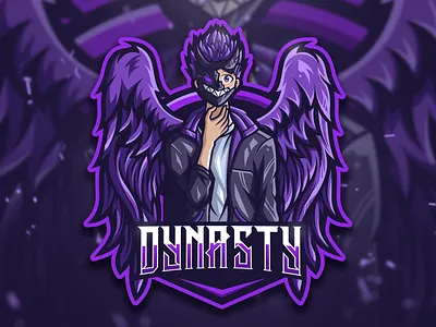 DYNASTY PREVIEW anime esportlogo gamer logo gaming logo illustration illustrator logo logo design mascot logo twitch logo vector