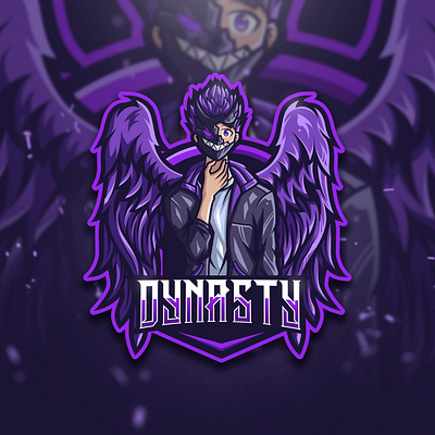 DYNASTY PREVIEW anime esportlogo gamer logo gaming logo illustration illustrator logo logo design mascot logo twitch logo vector