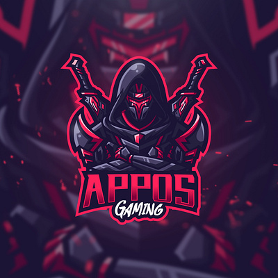 APPOS GAMING PREVIEW cyber cyberpunk esport esportlogo gaming gaming logo illustration illustrator logo logo design mascot logo ninja vector