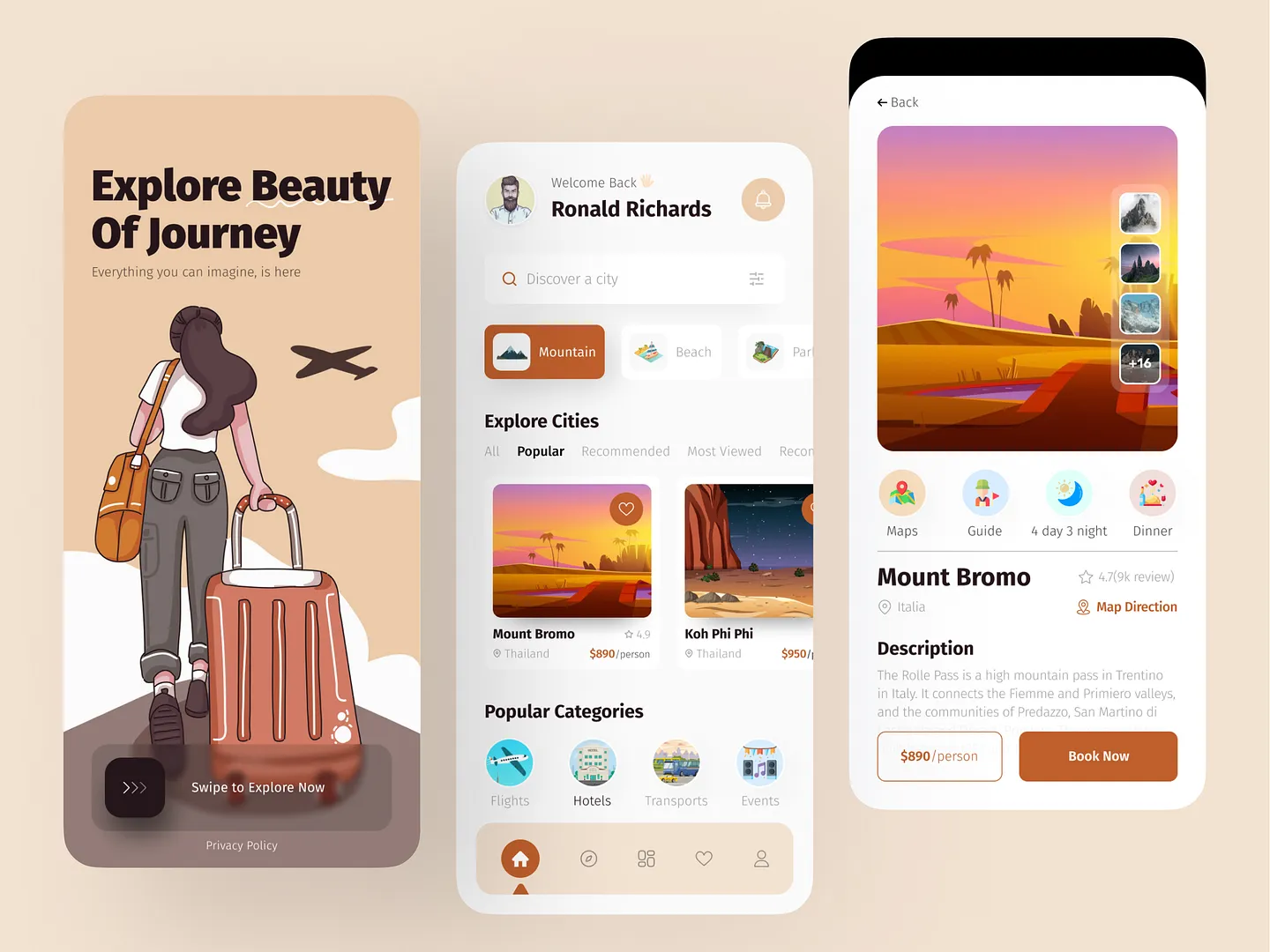 Innovative Travel Booking Website Design for Seamless User Experience