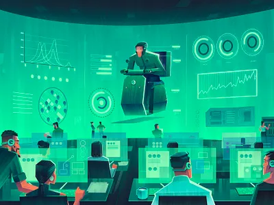 Cover for Dunzo's growth story art artist charachter design character conceptart design digitalartist drawing illustration photoshop