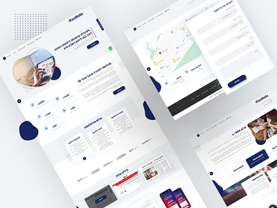 ForeMedia Landing page design app design branding design hebrew hebrew type landing page mobile app design ui deisgn ui design ui ux uidesign web app web design