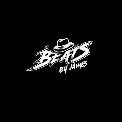 Beats by James aggresive branding logo music