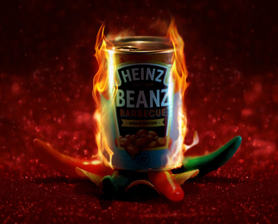 I BEANZ LOVIN YOU art bbq branding cinema color commercial design fireart studio food logo photography photoshop porn food retouching retro still life trash