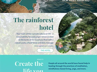 Yoga retreat 3 design ecommerce retreat ui ux web website yoga yogaretreat