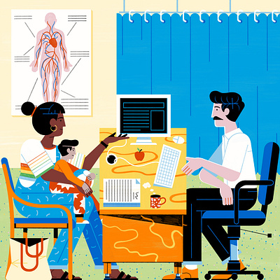 Genentech - Rare Disease Day colour design editorial illustration health illustration print science