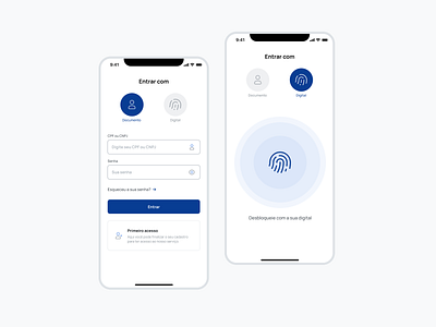 Login app design figma interface ui ux