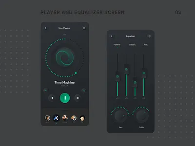 Music Equalizer app design icon illustration illustrator minimal ui ux web website