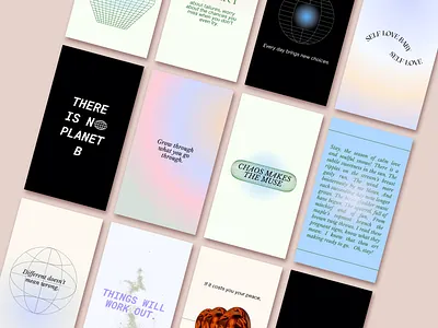 Lo Fi Instagram Stories brand identity branddesign design design art graphicdesign inspirational quotes instagram post instagram stories instagram template quote design quoteoftheday social media design social media pack social media templates visual design