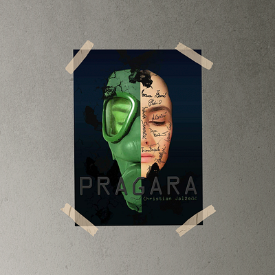 Pragara Poster art crime dante design drama drawing face graphicdesign green icon photography play poster poster design show theater theater design theatre theatrical mask typography