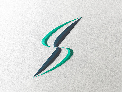 Logo Concept | Letter "S" 3d brand identity branding branding and identity green logo logomark logotype monogram s