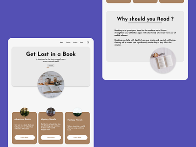 Book Site flat minimal ui