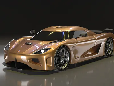 Koenigsegg Agera/Agera R 3d 3d modeling blender3d blendercycles design hard surface modeling koenigsegg polygon polygons visualization