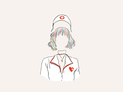 Illustration ❘ Cassie from Promising Young Woman film illustrate illustration movie art movie poster nurse peruvian promising young woman woman