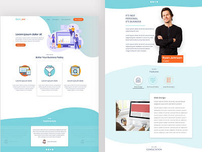 UI UX Website branding design illustration