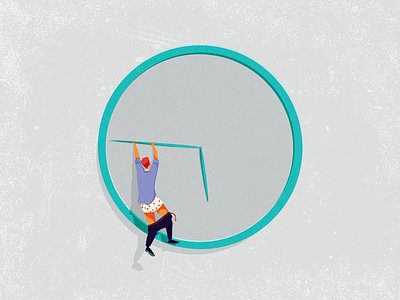Not Enough Time clock editorial illustration illustration stress time time management