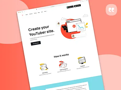 Uleaf landing page ui ux