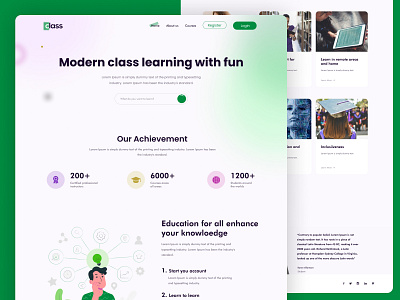 Learning with Fun design figma design graphic design homepage design icon landingpage ui ux vector web