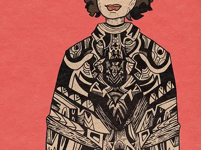 Girl in ceremonial dress characterdesign digital digitalart drawing illustration illustration art illustration digital