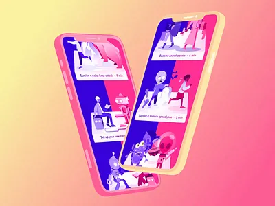 PairPlay. The Adventures for Kids alien animation app app for kids bear branding children interaction mobile robot ui ux zombies