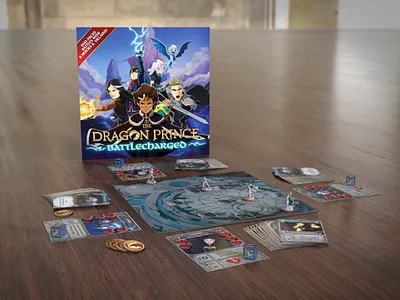 The Dragon Prince: Battlecharged 3d branding c4d cinema4d material packaging render texture
