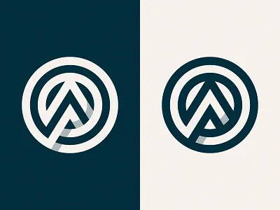 OA Monogarm Version 2 geometric line logo mark monogram oa symbol ui vector