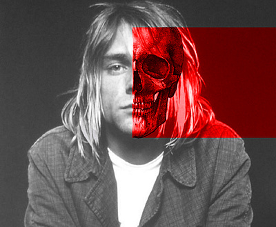 kurt cobain poster art design graphicdesign illustration kurt cobain photoshop vector