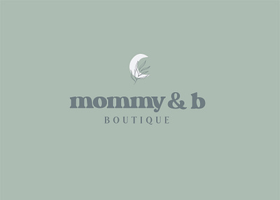 mommy and b boutique art branding design graphic design graphicdesign illustrator logo logodesign