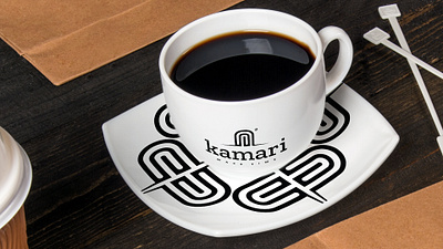 Kamari brand brand design branding cup design icon logo logos mock up mockup mockups pattern photo photoshop typography