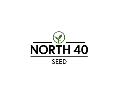 North Forty Seed Logo branding design graphic design graphicdesign illustrator logo seed seeds type type art